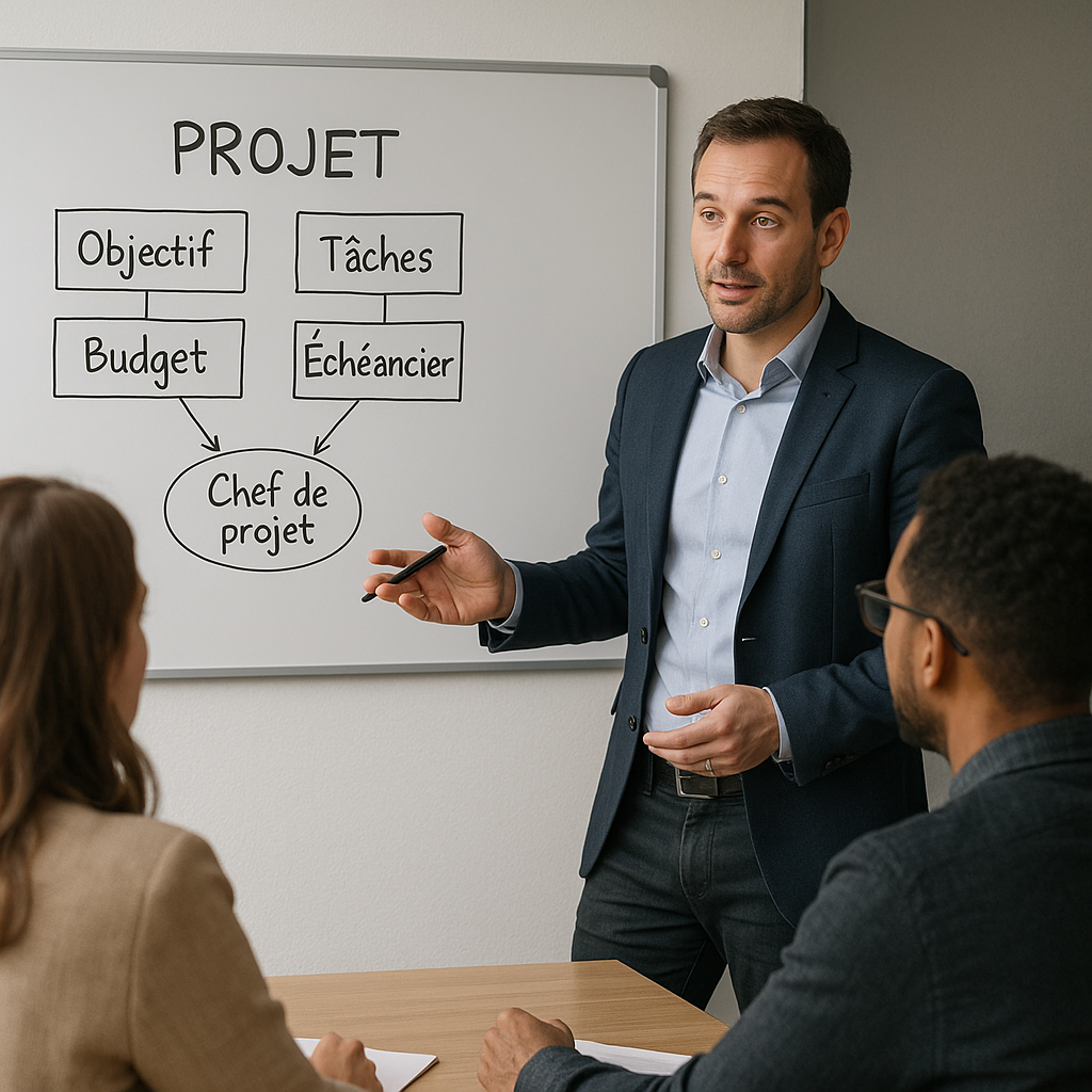 Jour 1 – Comprendre ce qu’est un projet et le rôle du chef de projet